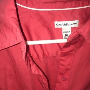 Coral/red Croft and barrow women’s button up